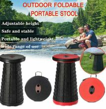 Portable Retractable Folding Stool for Indoor Outdoors Camping BBQ